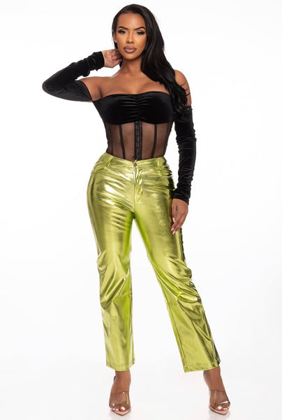 Gia Metallic Pants