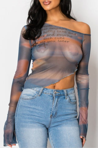 Jas Mesh Top