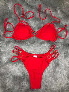 Fancy Red Swim Suit